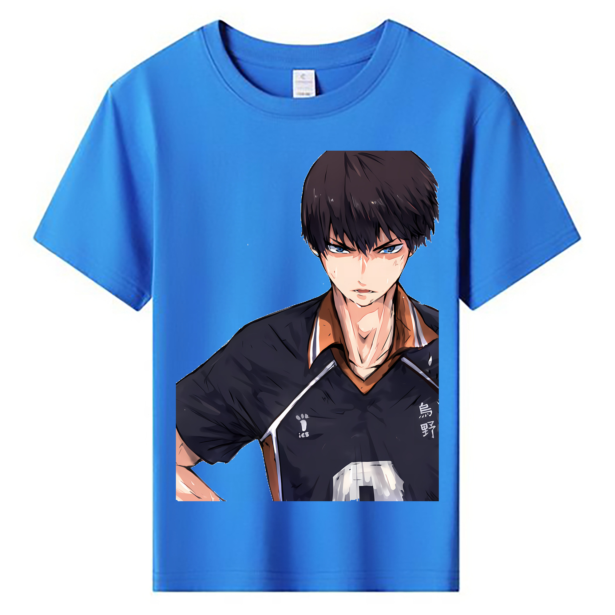 （画像用） ハイキュー!! Haikyu!! 綿100％キッズTシャツ（フロントプリント）